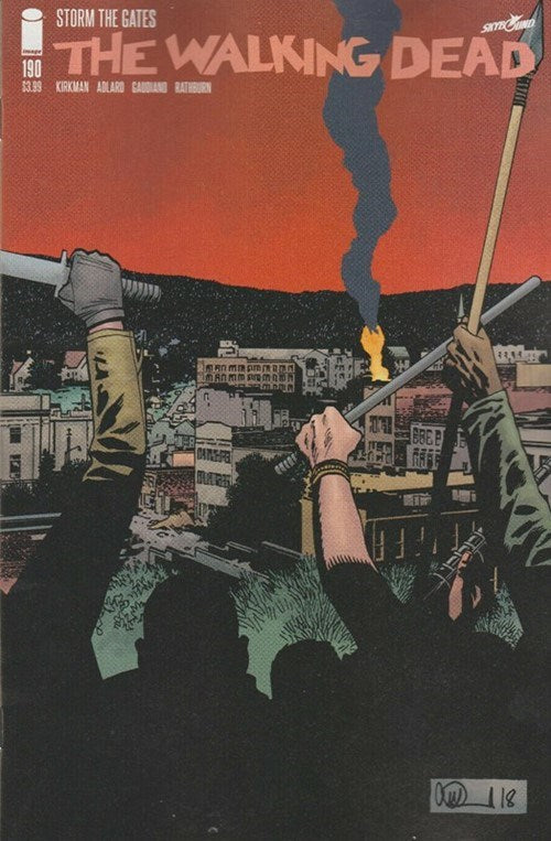 IMAGE COMICS THE WALKING DEAD ISSUE #190 (CHARLIE ADLARD AND DAVE STEWART COVER) (APR 2019)