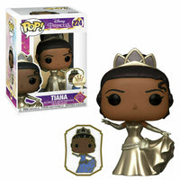 TIANA WITH PIN #224 (DANCING) (GOLD) (FUNKO-SHOP EXCLUSIVE STICKER) FUNKO POP