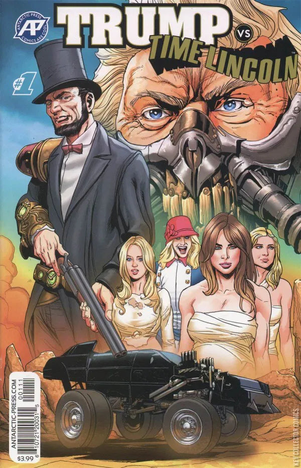 ANTARCTIC PRESS COMICS TRUMP VS. TIME LINCOLN ISSUE #1 (ONE-SHOT) (2017) (📌CONDITION 8.5/9.0)