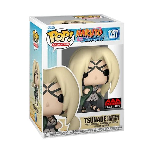 FUNKO POP! ANIMATION NARUTO SHIPPUDEN: TSUNADE (CREATION REBIRTH) #1257 (AAA EXCLUSIVE STICKER) (📌 CONDITION 8.5/9.0)