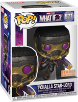 
              FUNKO POP! MARVEL WHAT IF...?: T'CHALLA STAR-LORD #871 (BOXLUNCH EXCLUSIVE STICKER) (📌CONDITION 9.5)
            