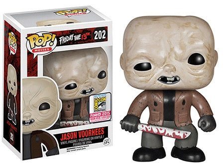 FUNKO POP! MOVIES FRIDAY THE 13TH: UNMASKED JASON VOORHEES #202 (LE 1,008) (2015 SDCC EXCLUSIVE STICKER) (📌CONDITION 8.0)