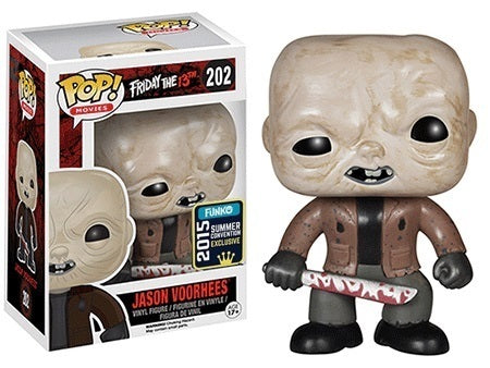 FUNKO POP! MOVIES FRIDAY THE 13TH: UNMASKED JASON VOORHEES #202 (LE 1,008) (2015 SHARED SUMMER CONVENTION STICKER) (📌CONDITION 6.0)