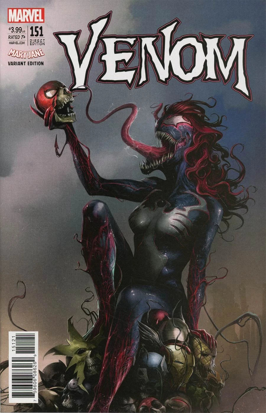 MARVEL COMICS VENOM VOL. 3 ISSUE #151 (FRANCESCO MATTINA MARY JANE VARIANT COVER) (AUG 2017) (📌 CONDITION 9.5)