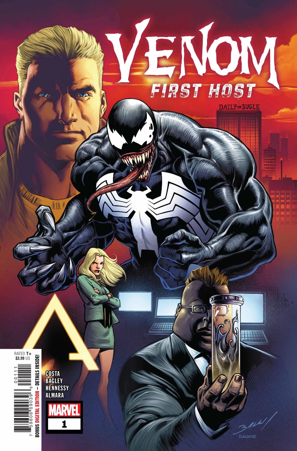 MARVEL COMICS VENOM: FIRST HOST ISSUE #1 (MINI-SERIES) (1ST APPEARANCE OF TEL-KAR) (OCT 2018) (🔑 KEY ISSUE) (📌 CONDITION 9.5)