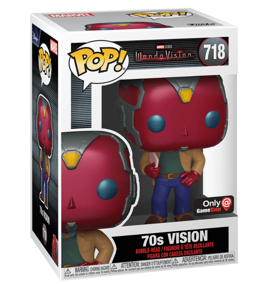 FUNKO POP! MARVEL WANDA VISION: 70S VISION #718 (📌CONDITION 9.0/9.5)