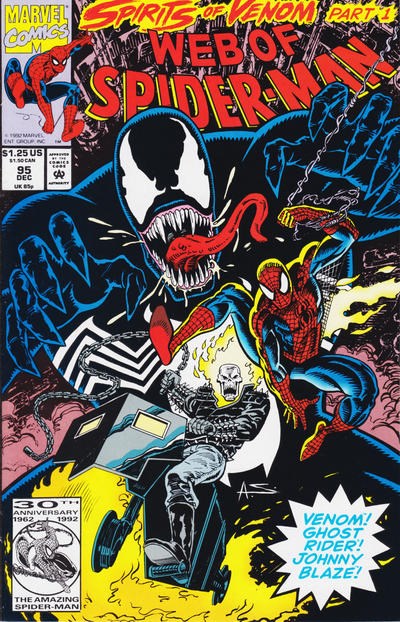 MARVEL COMICS WEB OF SPIDER-MAN VOL. 1 ISSUE #95 (DIRECT EDITION) (DEC 1992) (📌 CONDITION 9.5)