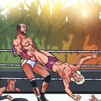 BOOM! STUDIOS COMICS WWE VOL. 1 ISSUE #2 (BRENT SCHOONOVER UNLOCKABLE ROYAL RUMBLE CONNECTING VARIANT COVER) (FEB 2017) (📌 CONDITION 9.5)