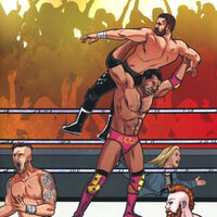 BOOM! STUDIOS COMICS WWE VOL. 1 ISSUE #3 (BRENT SCHOONOVER UNLOCKABLE ROYAL RUMBLE CONNECTING VARIANT COVER) (MAR 2017) (📌 CONDITION 9.5)