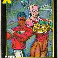 MARVEL COMICS X-FORCE ISSUE #1 VOL #1 (SUNSPOT + GIDEON TRADING CARD) (WRAP AROUND COVER) (DIRECT EDITION) (FIRST PRINT) (AUG 1991)