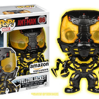 FUNKO POP! MARVEL ANT-MAN: YELLOW JACKET #86 (GLOW) (AMAZON EXCLUSIVE STICKER)