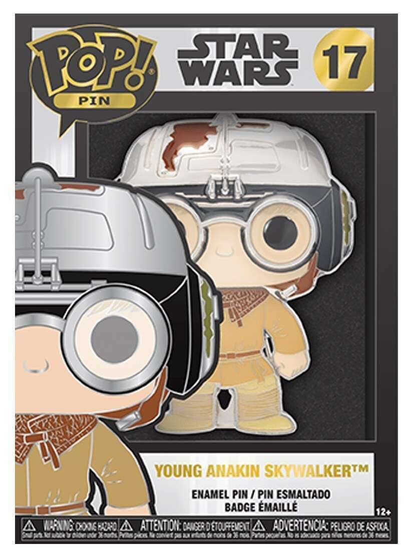 FUNKO POP PIN! STAR WARS YOUNG ANAKIN SKYWALKER #17