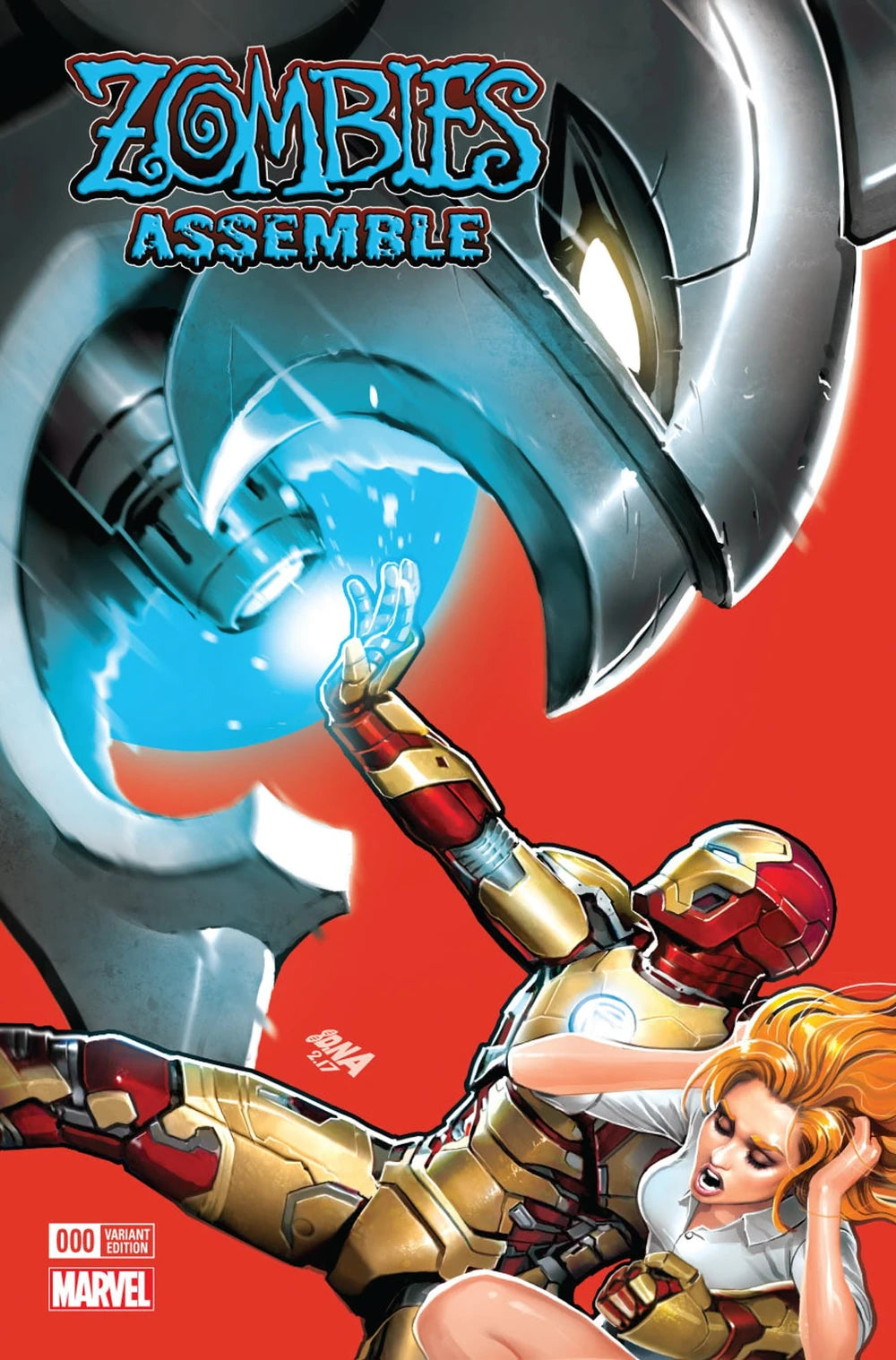 MARVEL COMICS ZOMBIES ASSEMBLE ISSUE #0 (DAVID NAKAYAMA VARIANT COVER) (SEPT 2017) (📌CONDITION 8.0/8.5)