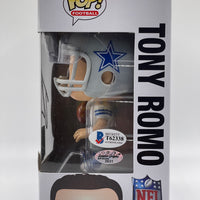 TONY ROMO #40 (AUTOGRAPHED) (BECKETT CERTIFIED) (DALLAS COWBOYS) (NFL FOOTBALL) FUNKO POP