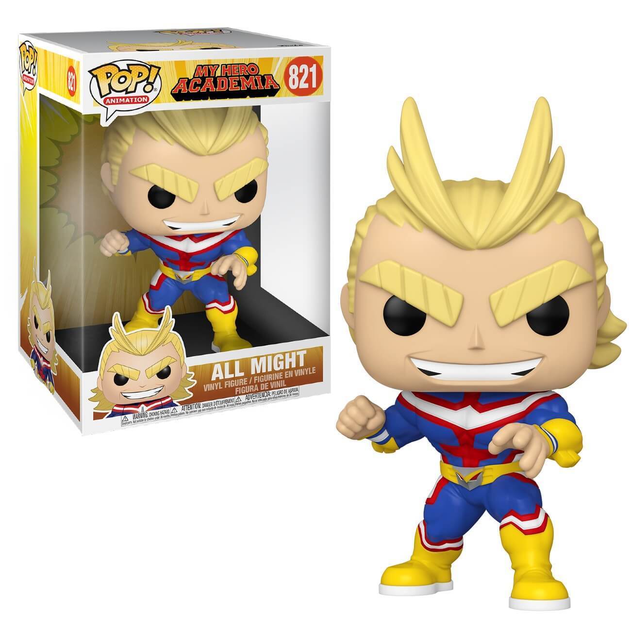 pop maximum まとめ売り ALL MIGHT #821 (10 INCH) (MY HERO ACADEMIA) FUNKO POP| THE KING'S