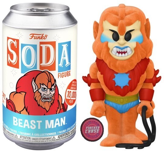 BEAST MAN (LE 1,600) (FLOCKED) (CHASE/NOT SEALED) (MOTU) FUNKO SODA FIGURE
