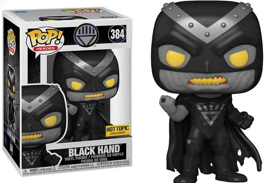 BLACK HAND #384 (HOT TOPIC EXCLUSIVE STICKER) (BLACK LANTERN CORPS) FUNKO POP