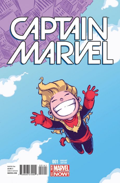 CAPTAIN MARVEL ISSUE #1 VOL #7 (SKOTTIE YOUNG VARIANT COVER) (MAY 2014) COMIC BOOK