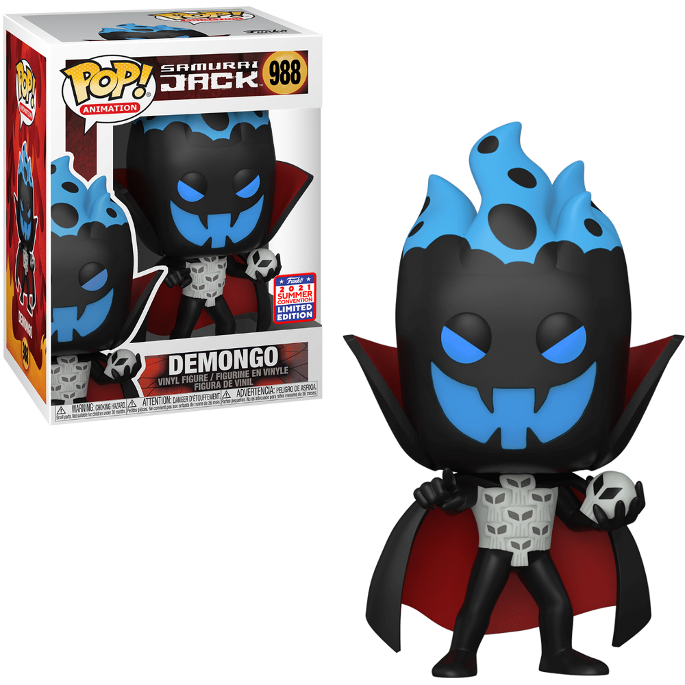 DEMONGO #988 (SAMURAI JACK) (2021 SUMMER CONVENTION STICKER) FUNKO POP