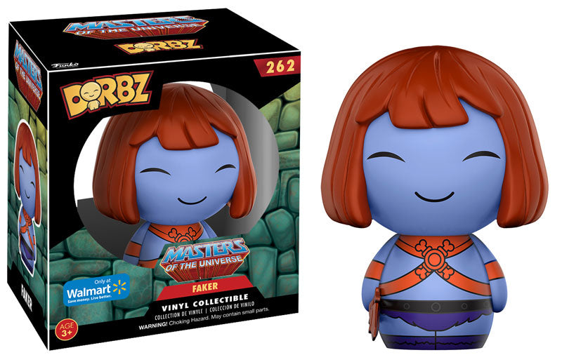 FAKER #262 (WALMART EXCLUSIVE STICKER) (MASTERS OF THE UNIVERSE) (MOTU) FUNKO DORBZ
