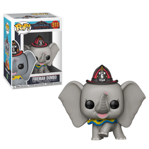 FUNKO POP! DISNEY FIREMAN DUMBO #511 (📌CONDITION 8.0)