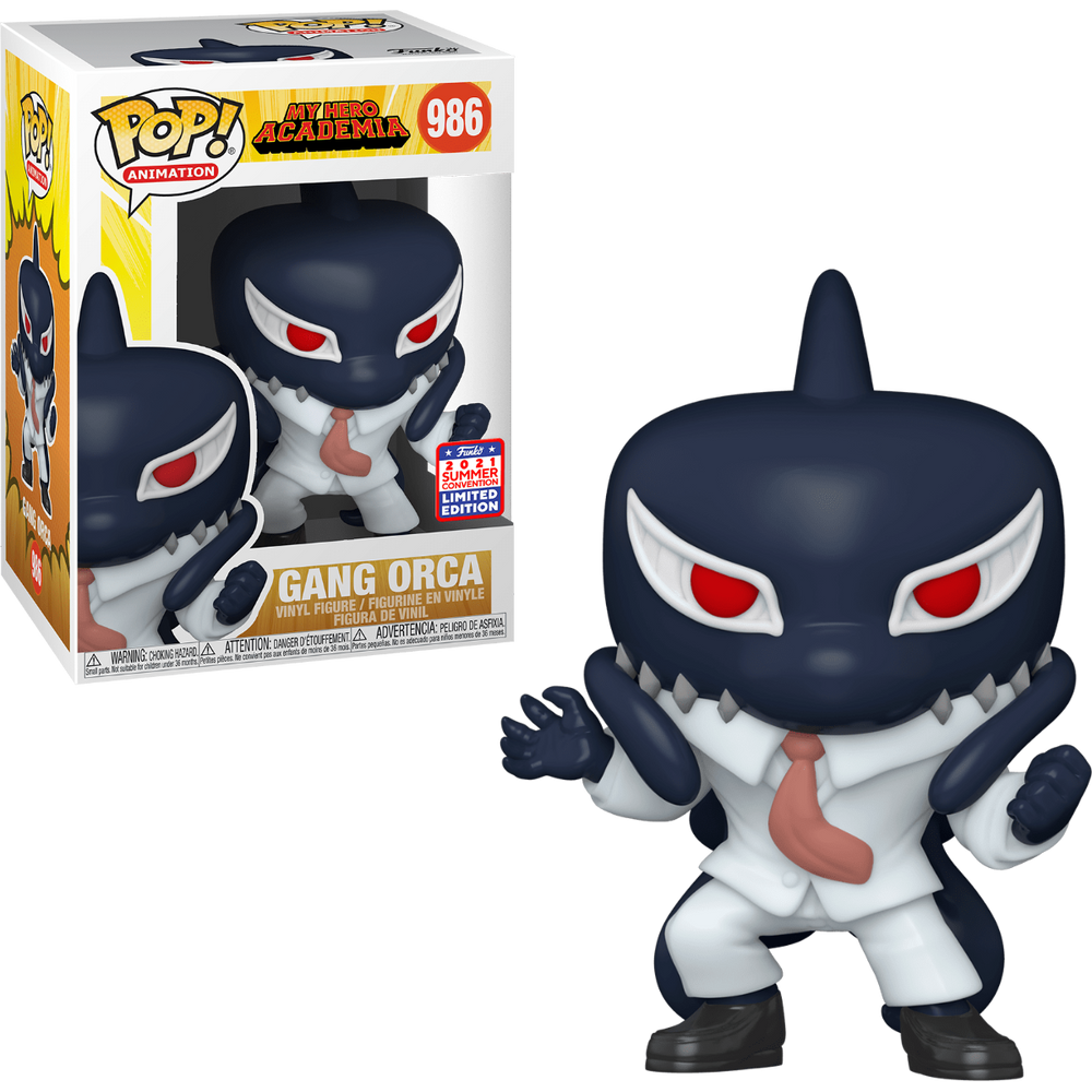 GANG ORCA #986 (2021 SUMMER CONVENTION EXCLUSIVE STICKER) (MY HERO ACADEMIA) FUNKO POP