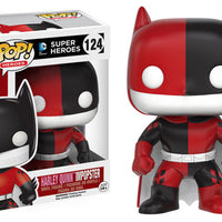 FUNKO POP! DC HEROES HARLEY QUINN IMPOPSTER AS BATMAN #124 (📌 CONDITION 8.0)