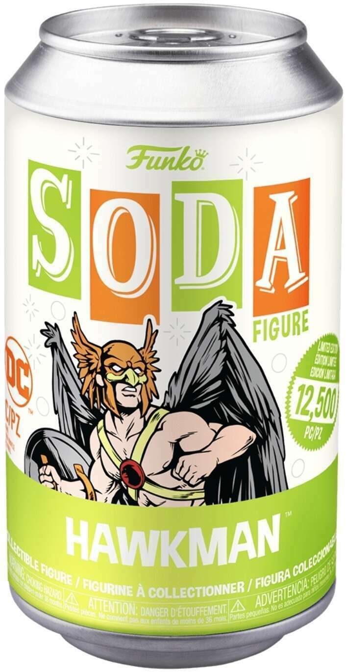 HAWKMAN (LE 12,500) (CHANCE OF CHASE) (SEALED/NOT OPENED) (DC) FUNKO SODA FIGURE