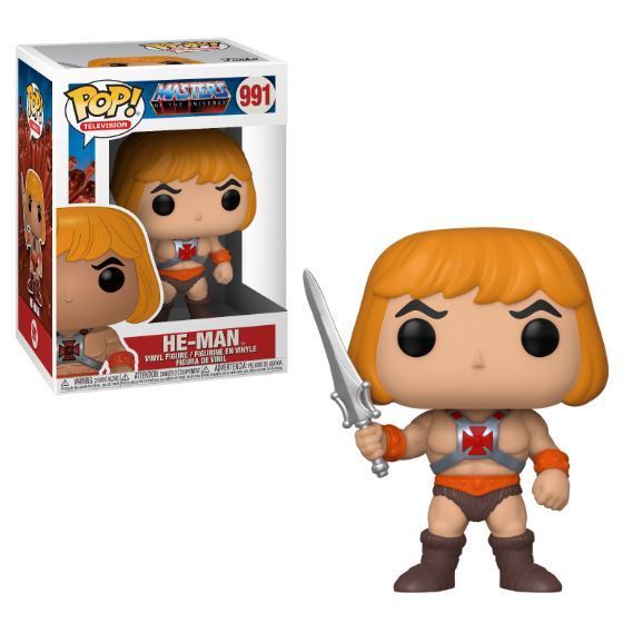 FUNKO POP! TELEVISION MASTERS OF THE UNIVERSE: HE-MAN (RAISING SWORD) #991 (MOTU)