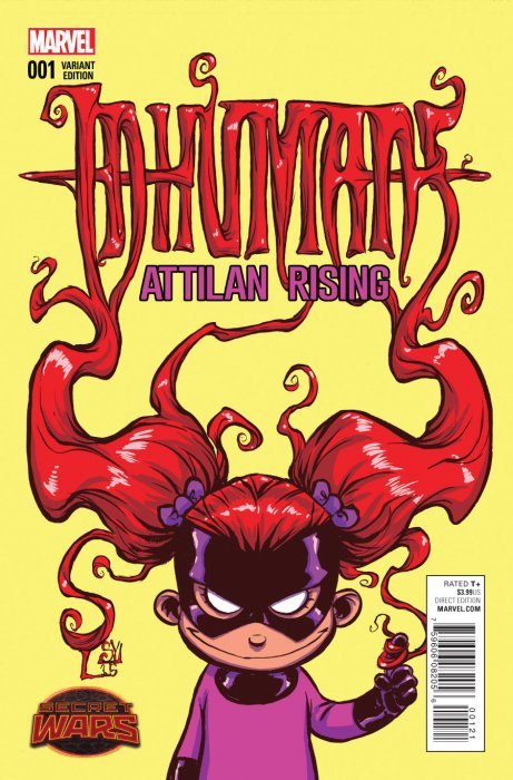 INHUMANS ATTILAN RISING ISSUE #1 (SKOTTIE YOUNG VARIANT COVER) (JULY 2015) COMIC BOOK