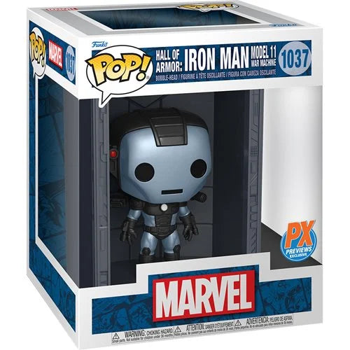 IRON MAN #1037 (6 INCH) (HALL OF ARMOR) (MODEL 11 WAR MACHINE) (PREVIEWS EXCLUSIVE STICKER) FUNKO POP