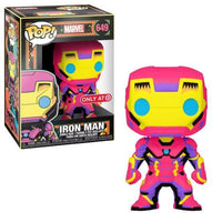 IRON MAN #649 (BLACK LIGHT) (TARGET EXCLUSIVE STICKER) FUNKO POP