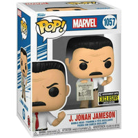 J. JONAH JAMESON #1057 (HOLDING NEWSPAPER) (EE EXCLUSIVE STICKER) (SPIDER-MAN) FUNKO POP