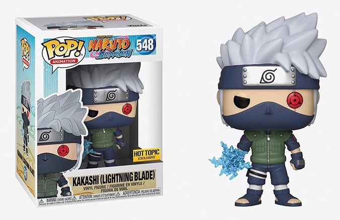 KAKASHI #548 (LIGHTNING BLADE) (HOT TOPIC STICKER) (NARUTO SHIPPUDEN) FUNKO POP