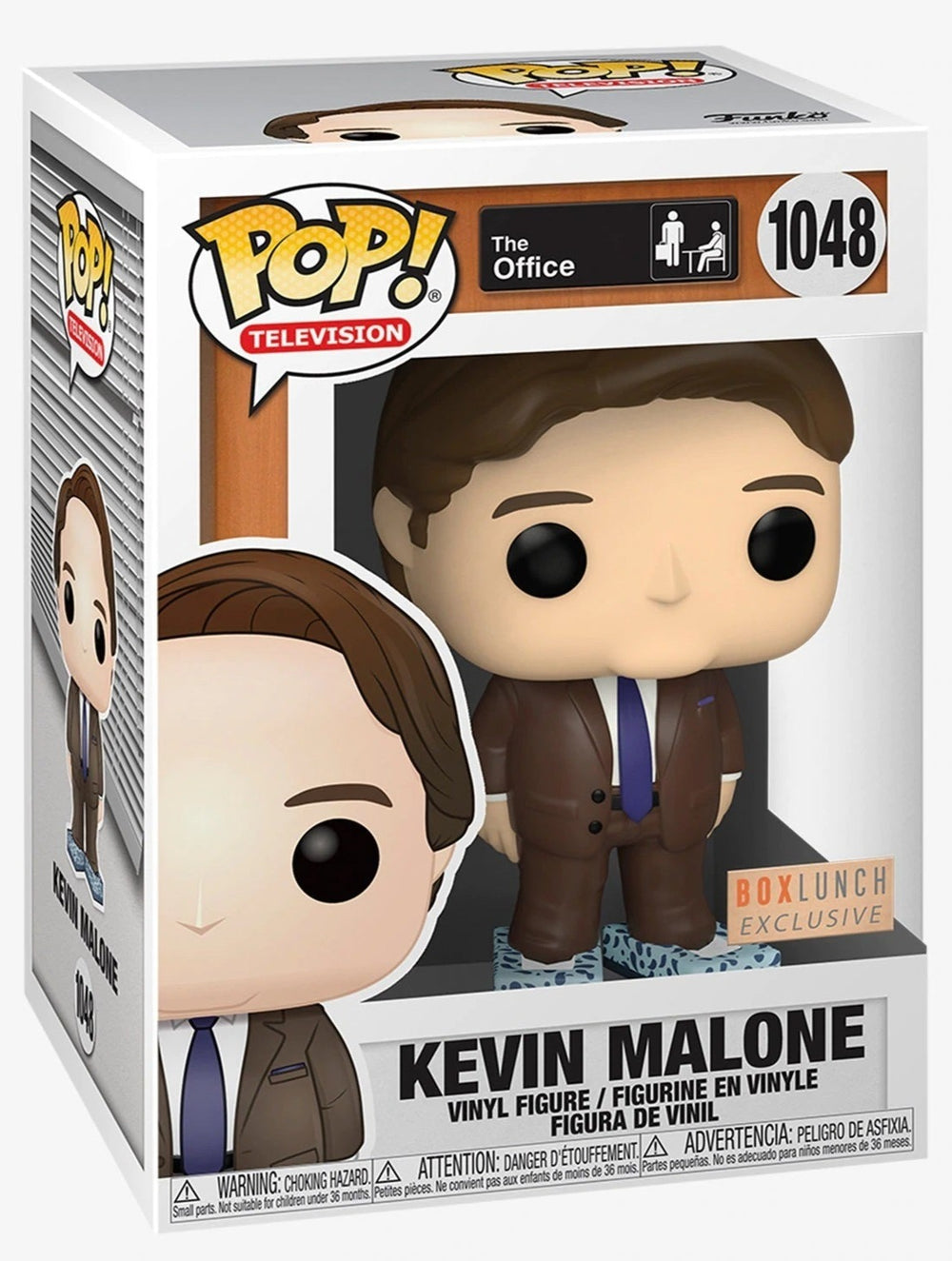FUNKO POP! TELEVISION THE OFFICE: KEVIN MALONE #1048 (TISSUE BOX SHOES) (BOX LUNCH EXCLUSIVE STICKER)