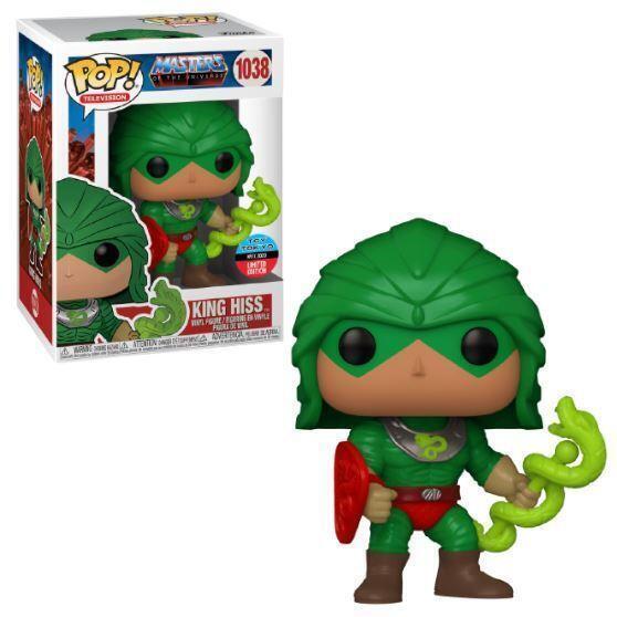 KING HISS #1038 (2020 TOY TOKYO EXCLUSIVE STICKER) (MOTU) (MASTERS OF THE UNIVERSE) FUNKO POP