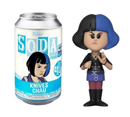 KNIVES CHAU (LE 4,000) (OPENED/NOT SEALED) (2020 WONDERCON STICKER) FUNKO SODA FIGURE
