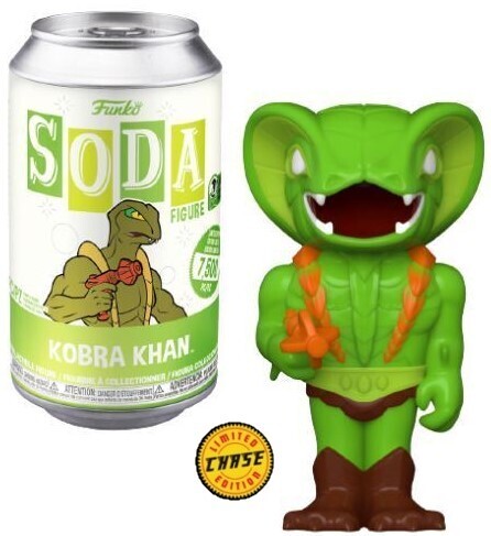KOBRA KHAN (LE 1,250) (CHASE/NOT SEALED) (BATTLE MODE) (2021 SPRING CONVENTION STICKER) (MOTU) FUNKO SODA FIGURE