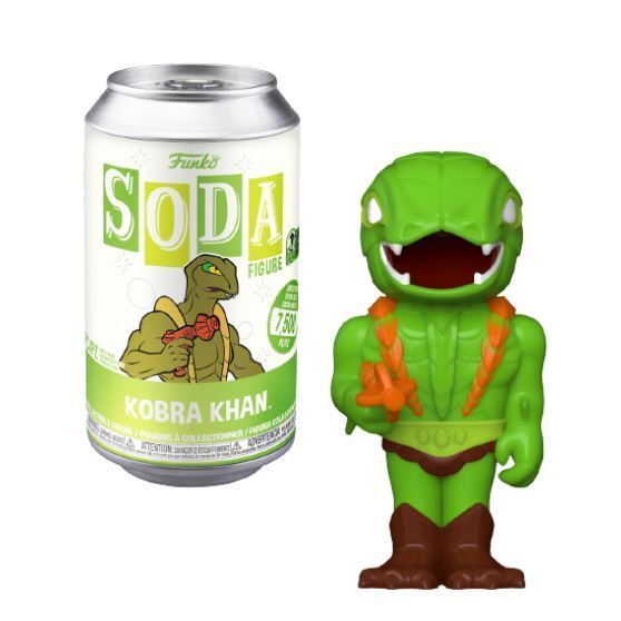 KOBRA KHAN (LE 6,250) (COMMON/NOT SEALED) (2021 SPRING CONVENTION STICKER) (MOTU) FUNKO SODA FIGURE