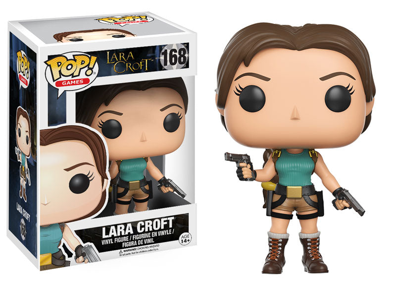 FUNKO POP! GAMES TOMB RAIDER: LARA CROFT #168 (📌CONDITION 8.5/9.0)