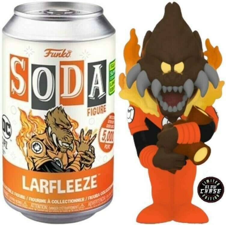 LARFLEEZE (LE 800) (CHASE/NOT SEALED) (GLOW) (POWER BATTERY) (2022 SUMMER CONVENTION STICKER) FUNKO SODA FIGURE