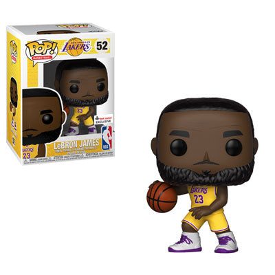 LEBRON JAMES #52 (YELLOW JERSEY) (FOOT LOCKER) (LOS ANGELES LAKERS) FUNKO POP