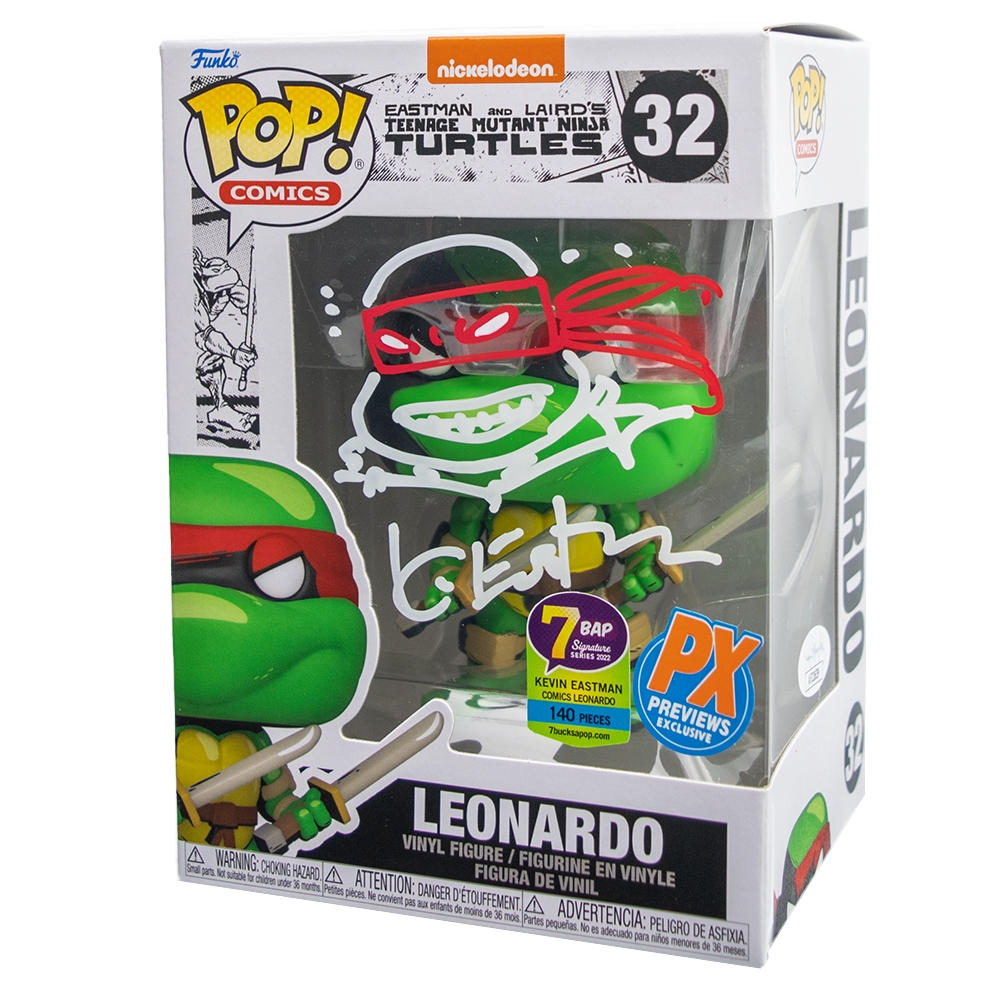 LEONARDO #32 (SIGNED BY KEVIN EASTMAN) (JSA CERTIFIED) (7BAP