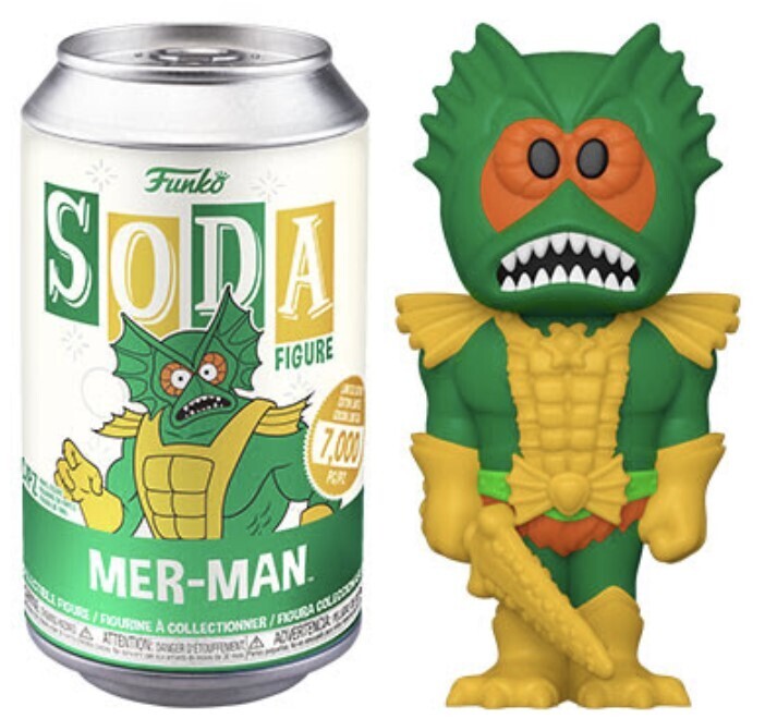 MER-MAN (LE 5,800) (COMMON/NOT SEALED) (MOTU) FUNKO SODA FIGURE