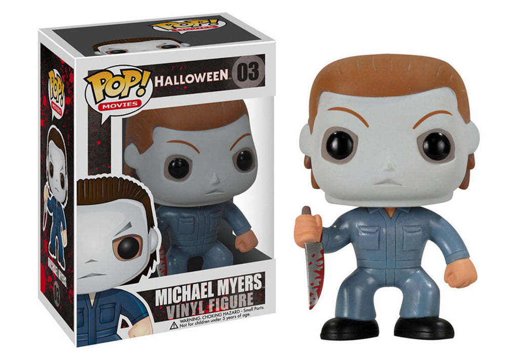 FUNKO POP! MOVIES HALLOWEEN: MICHAEL MYERS #03 (1ST RELEASE / LARGE FONT) (📌 CONDITION 7.5/8.0)