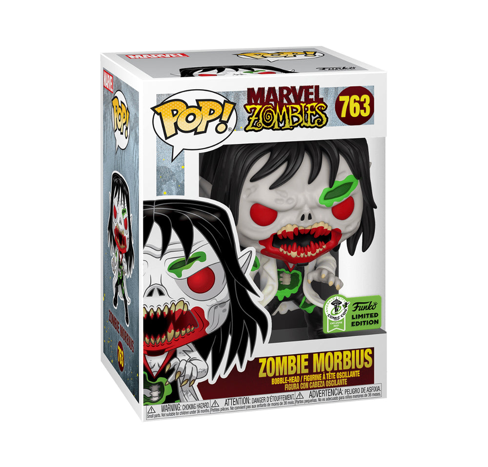 MORBIUS #763 (ZOMBIE) (2021 EMERALD CITY CON STICKER) (ECCC) FUNKO POP