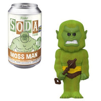 MOSS MAN (LE 3,000) (FLOCKED) (NOT SEALED) (2020 SUMMER CONVENTION STICKER) (MASTERS OF THE UNIVERSE) FUNKO SODA FIGURE