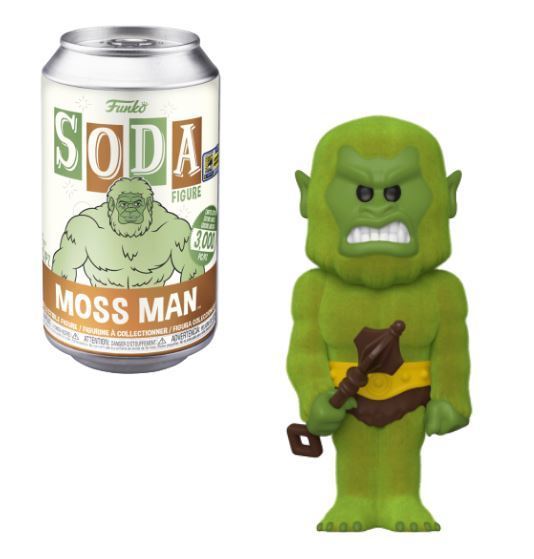MOSS MAN (LE 3,000) (FLOCKED) (NOT SEALED) (2020 SUMMER CONVENTION STICKER) (MASTERS OF THE UNIVERSE) FUNKO SODA FIGURE