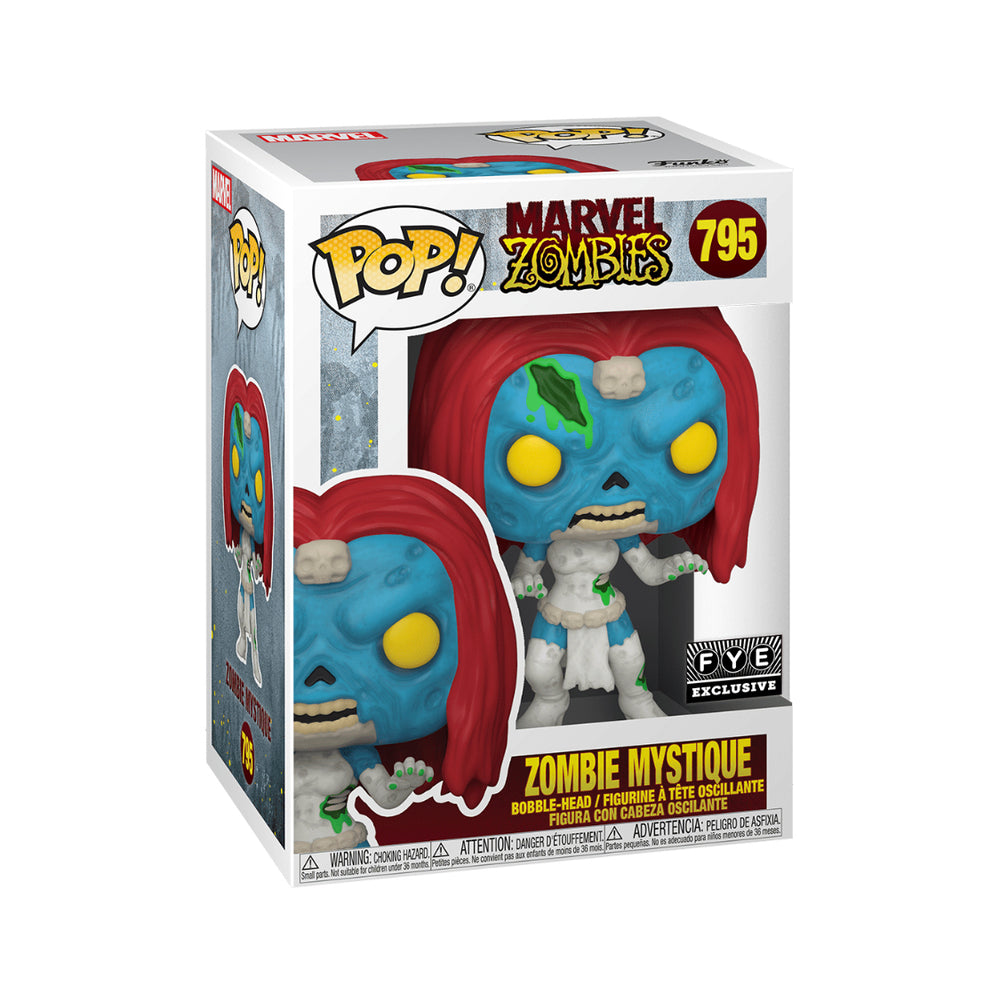 MYSTIQUE 795 ZOMBIE F.Y.E. EXCLUSIVE STICKER FUNKO POP THE KING S KEEP LLC