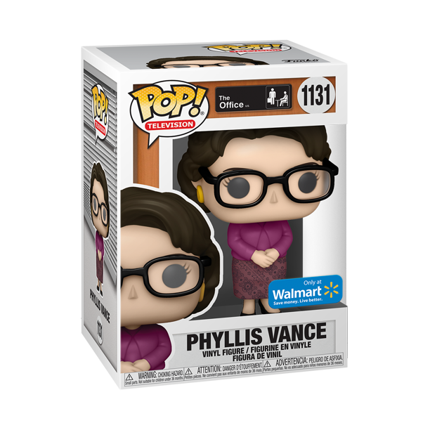 FUNKO POP! TELEVISION THE OFFICE: PHYLLIS VANCE #1131 (WALMART EXCLUSIVE STICKER)